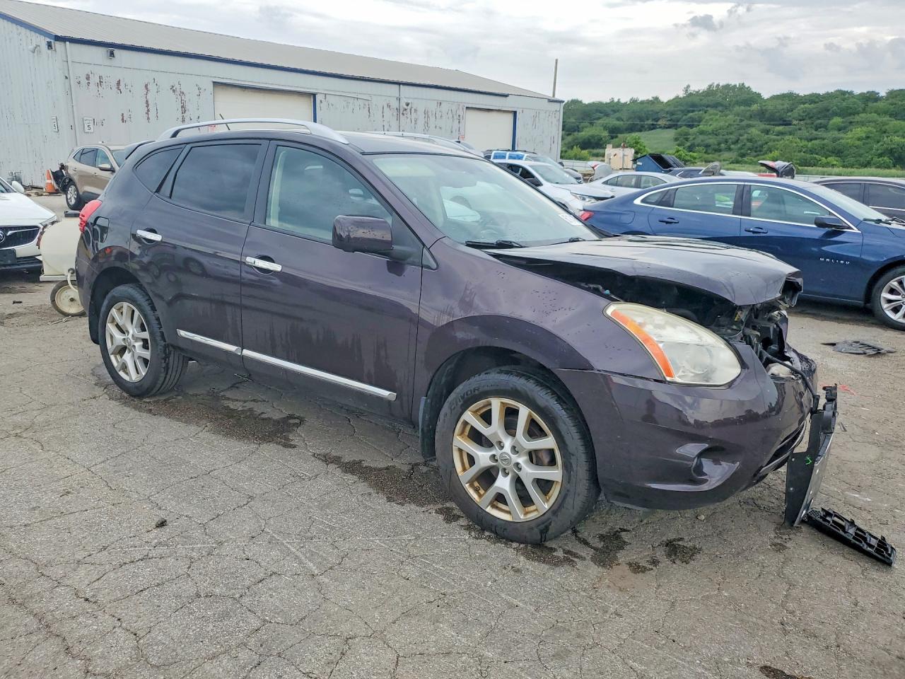 2013 Nissan Rogue S Purple vin: JN8AS5MV5DW106100