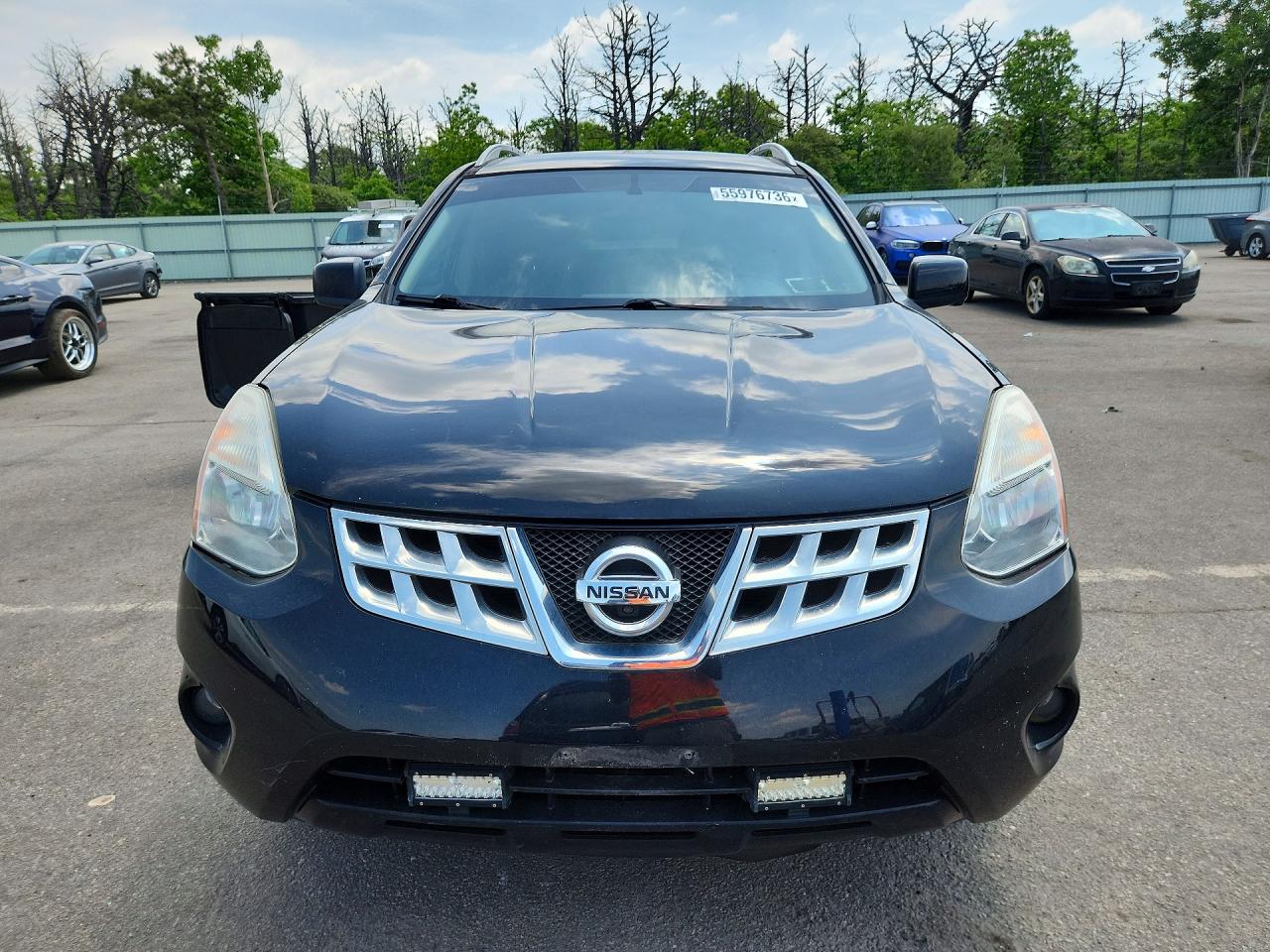2013 Nissan Rogue S Черный vin: JN8AS5MV5DW109868