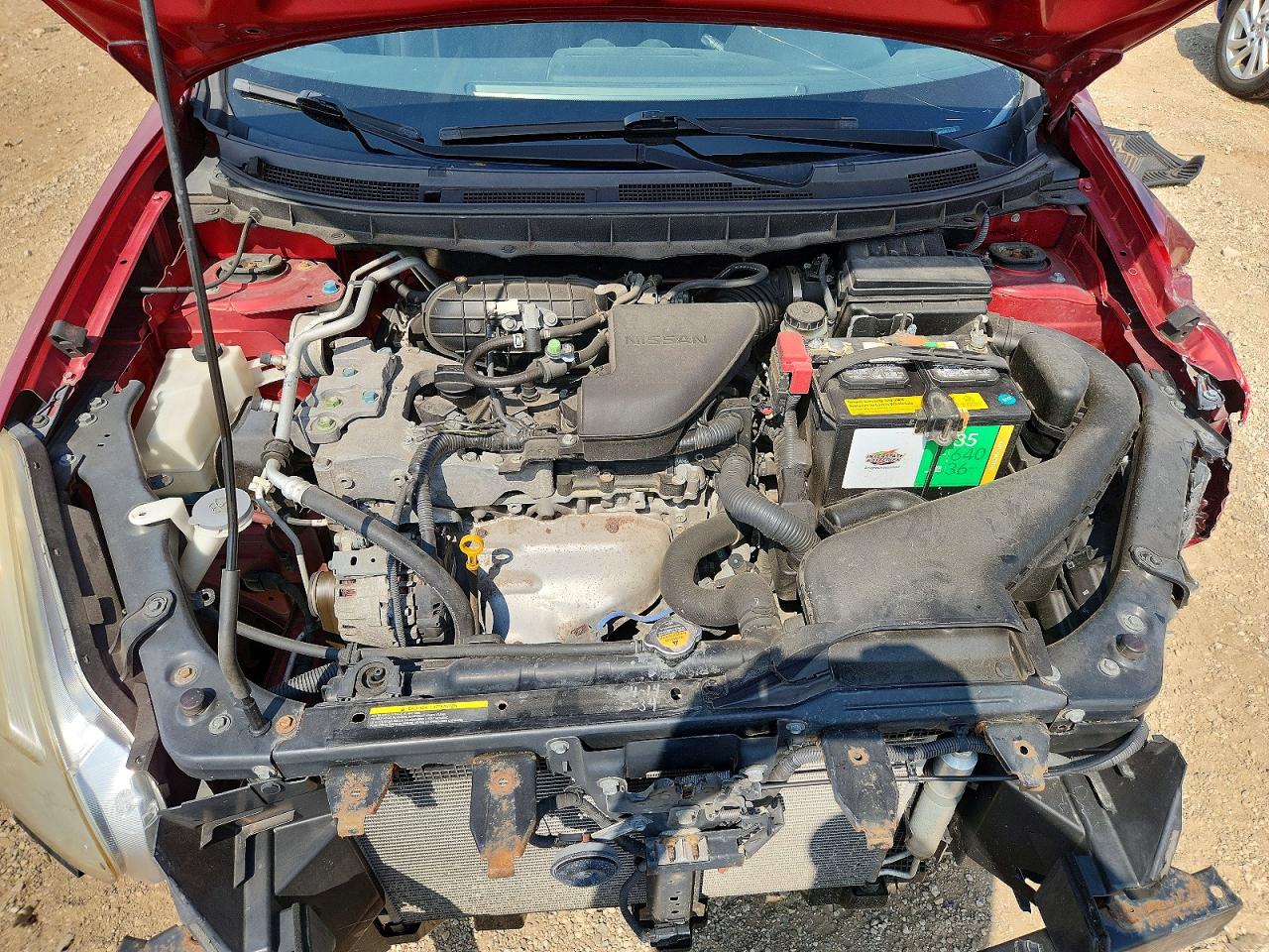 2013 Nissan Rogue S Red vin: JN8AS5MV5DW111538