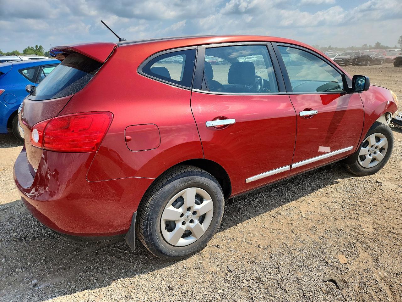 2013 Nissan Rogue S Red vin: JN8AS5MV5DW111538