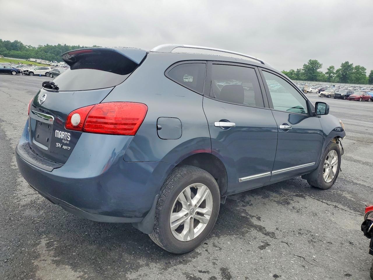 2013 Nissan Rogue S Blue vin: JN8AS5MV5DW134365