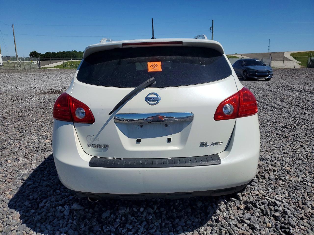 2013 Nissan Rogue S White vin: JN8AS5MV5DW139808