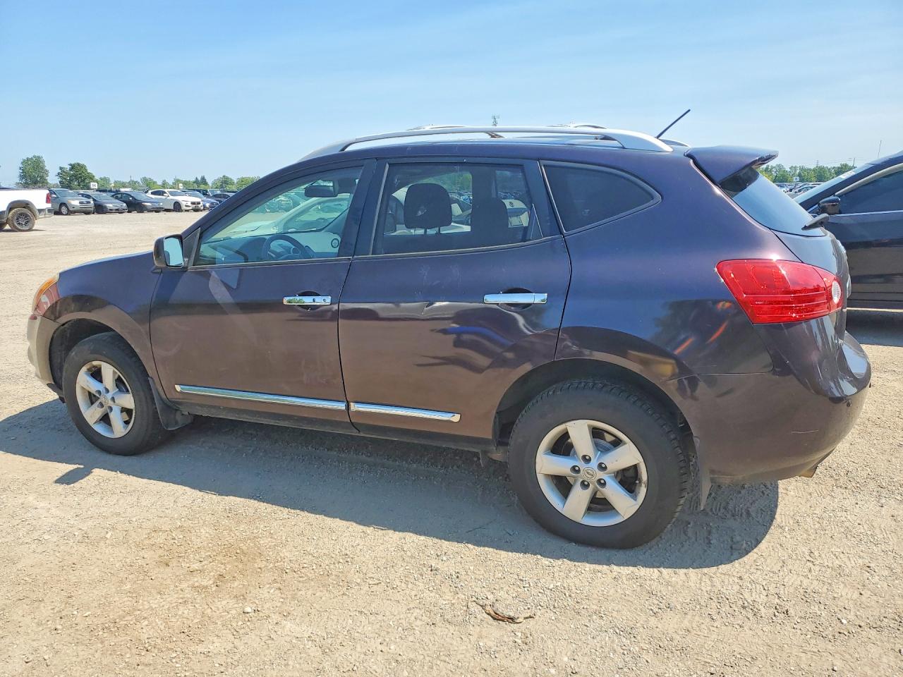 2013 Nissan Rogue S Purple vin: JN8AS5MV5DW142627