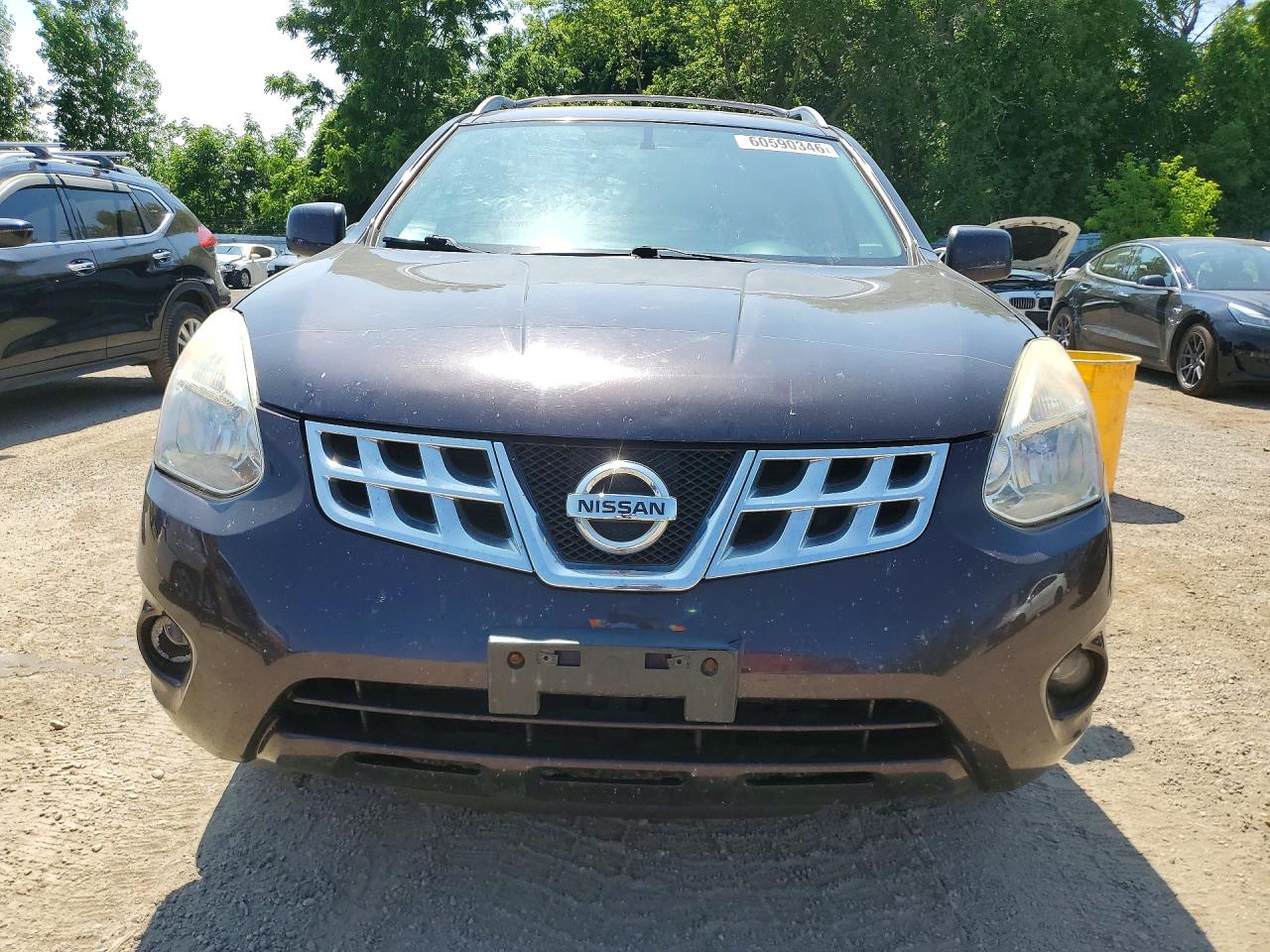 2013 Nissan Rogue S Purple vin: JN8AS5MV5DW142627