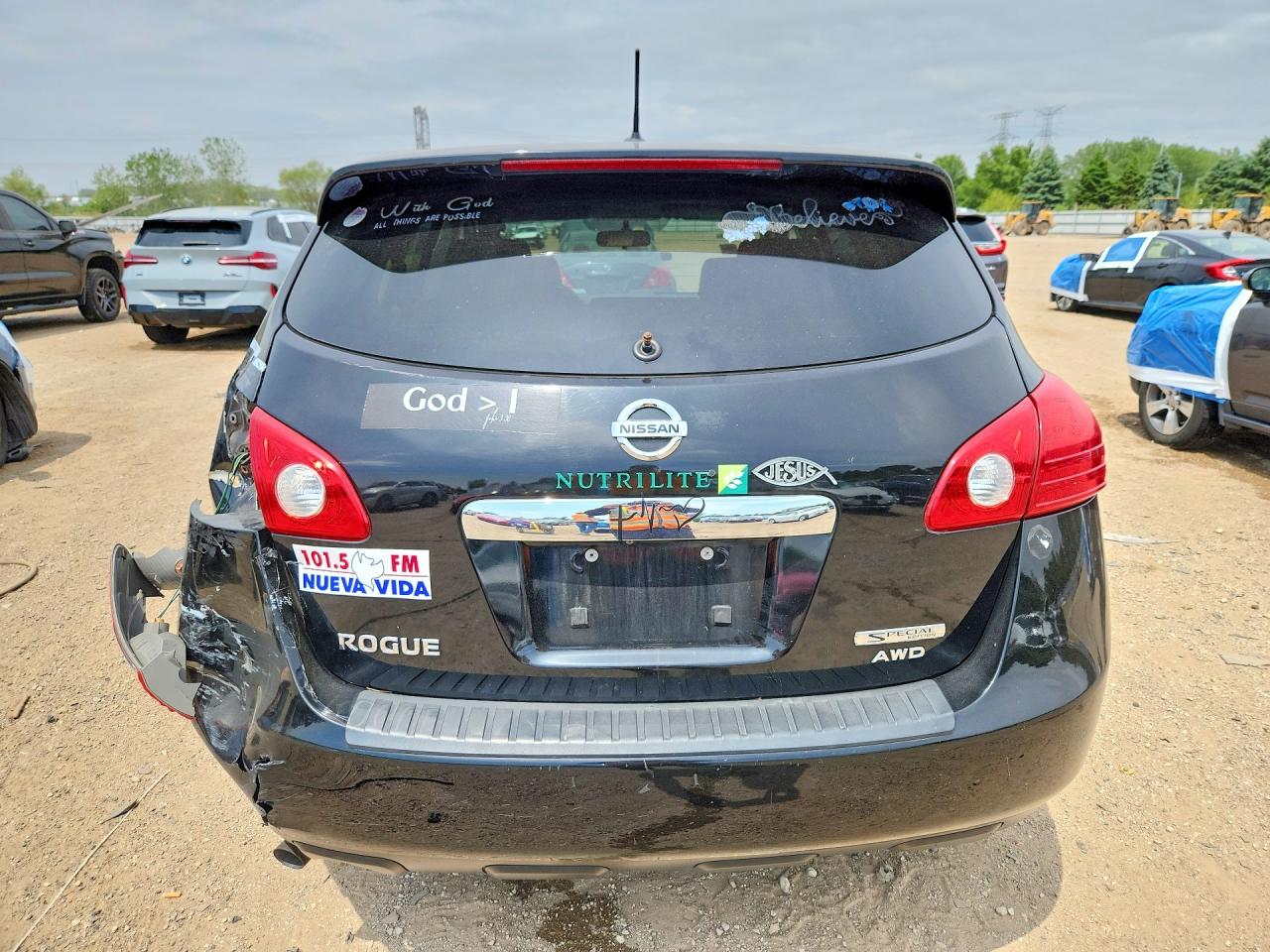 2013 Nissan Rogue S Black vin: JN8AS5MV5DW146144