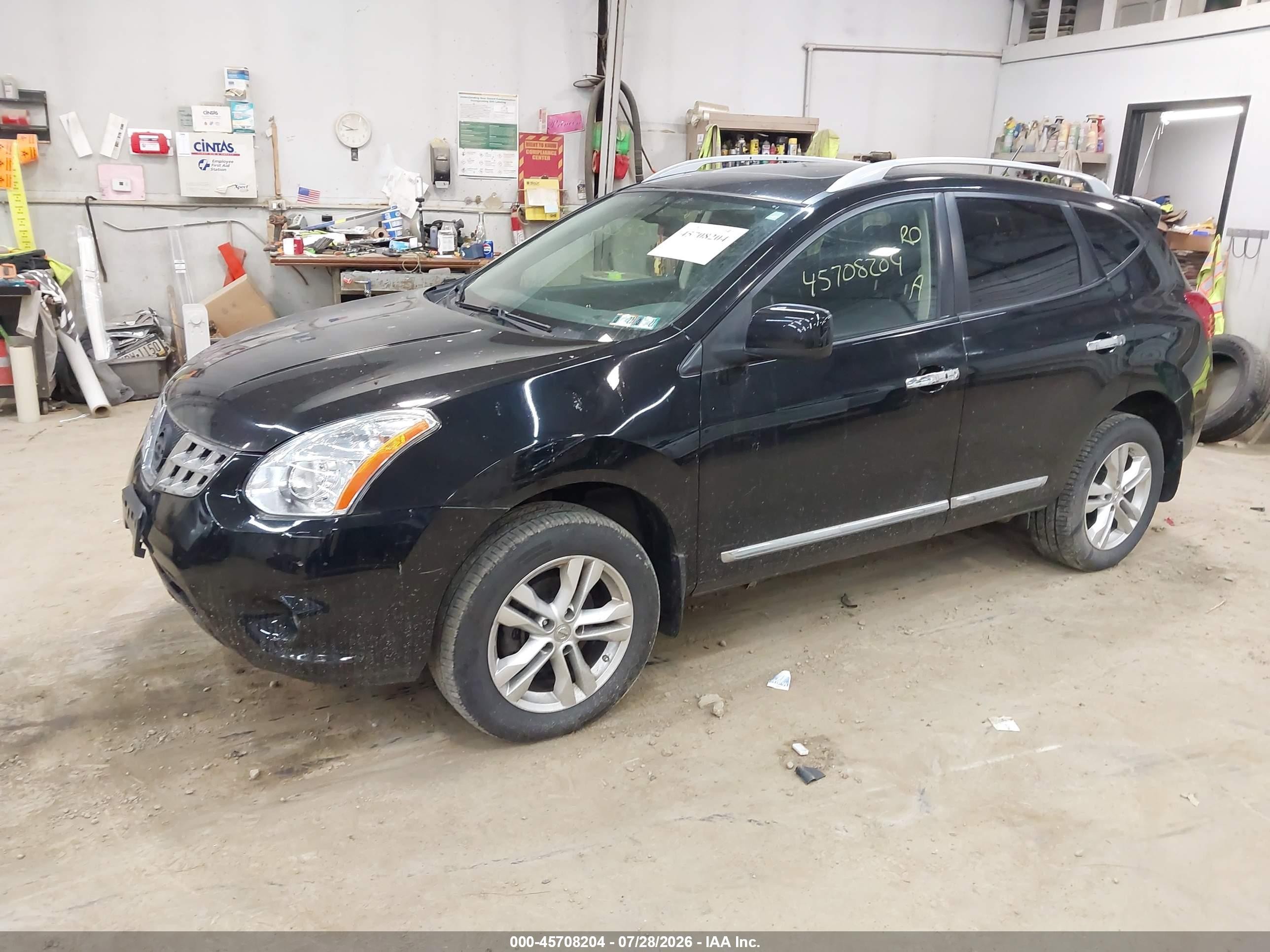 2013 Nissan Rogue Sv Черный vin: JN8AS5MV5DW600277
