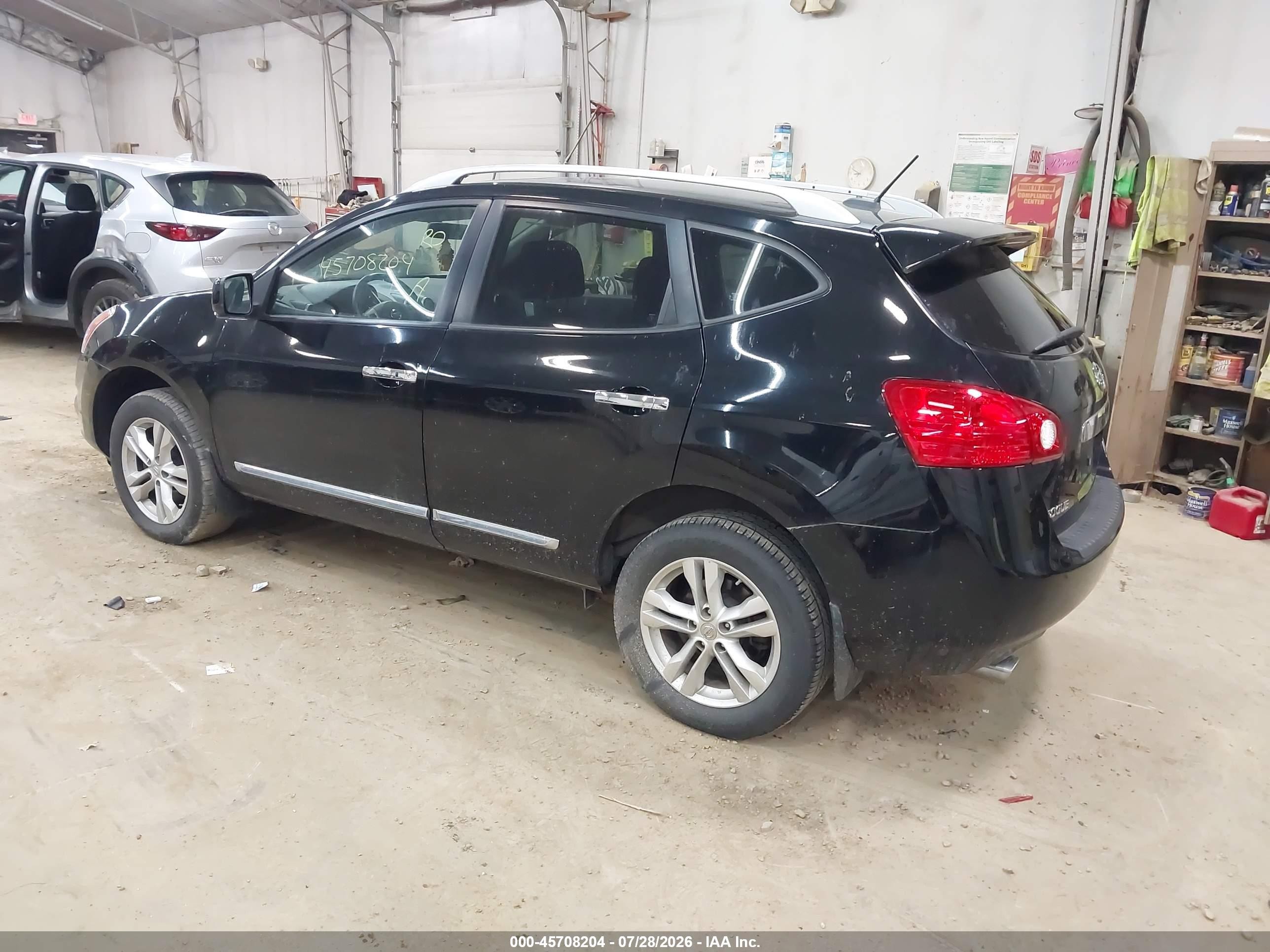 2013 Nissan Rogue Sv Черный vin: JN8AS5MV5DW600277