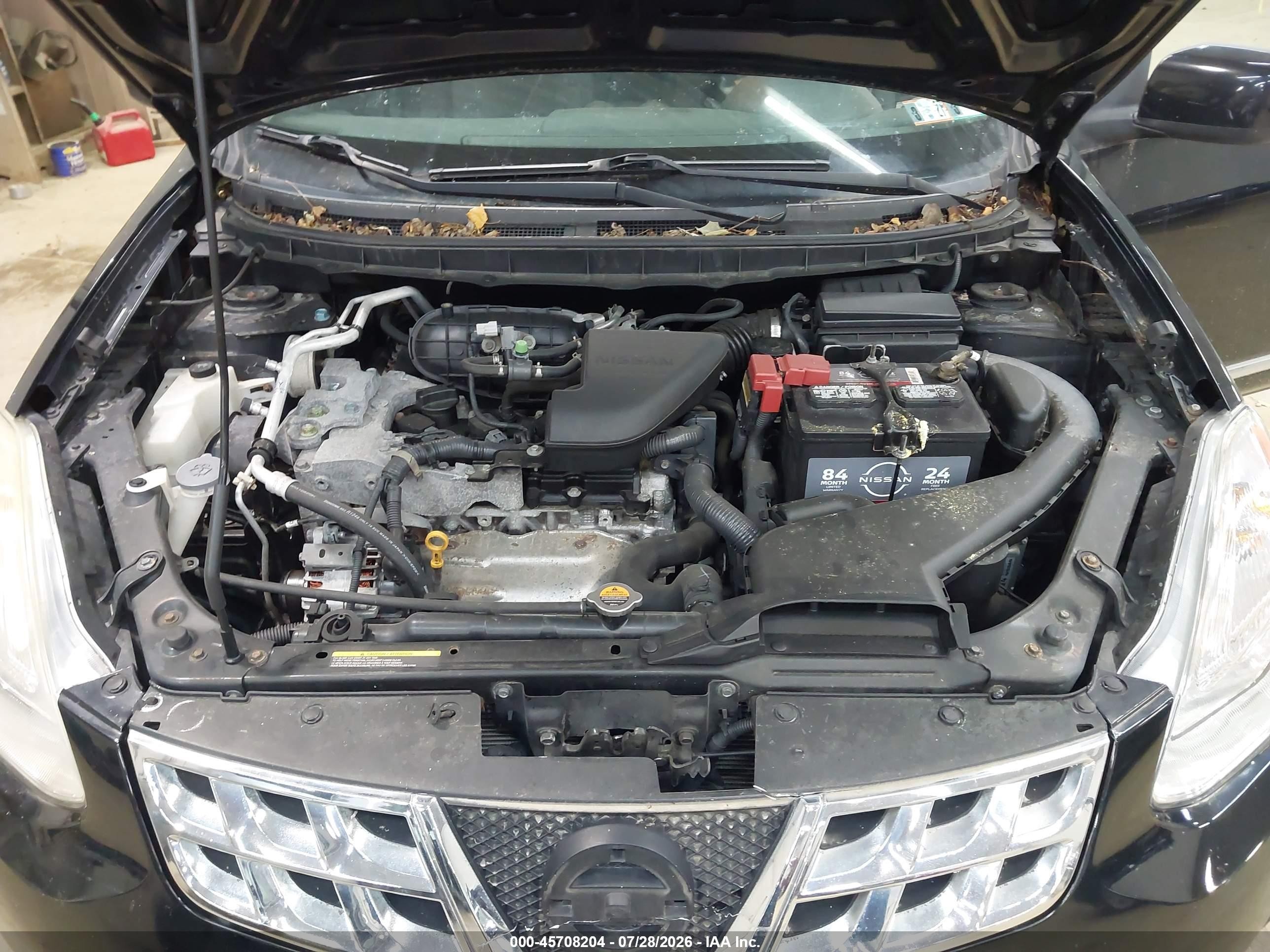 2013 Nissan Rogue Sv Черный vin: JN8AS5MV5DW600277