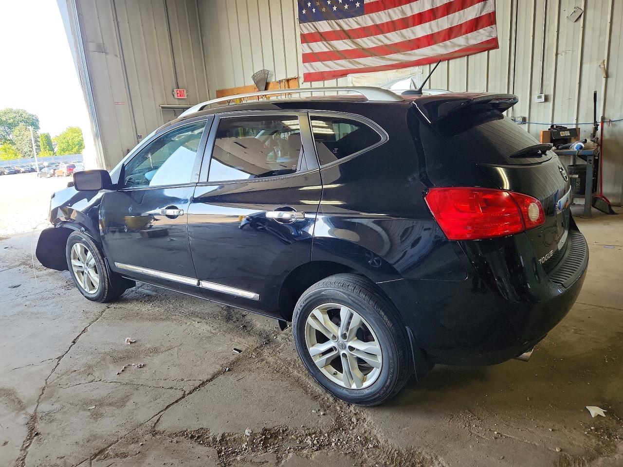 2013 Nissan Rogue S Black vin: JN8AS5MV5DW600831