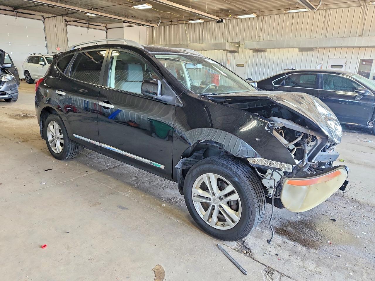 2013 Nissan Rogue S Black vin: JN8AS5MV5DW600831