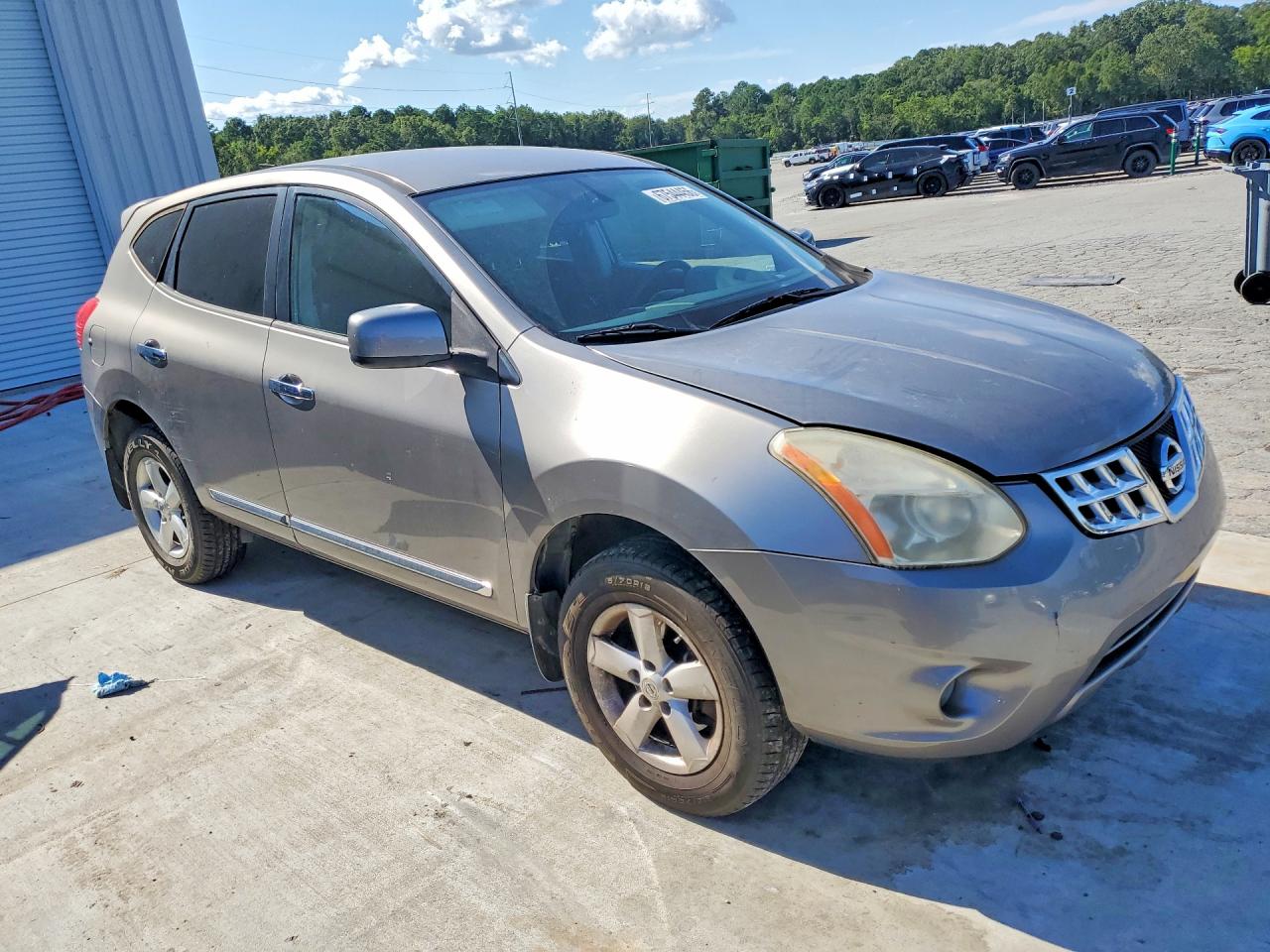 2013 Nissan Rogue S Silver vin: JN8AS5MV5DW601431