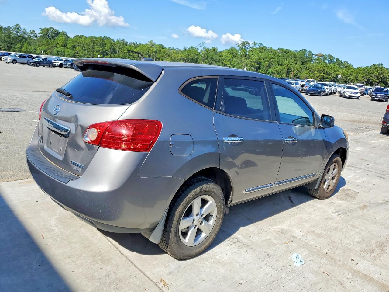 2013 Nissan Rogue S Silver vin: JN8AS5MV5DW601431