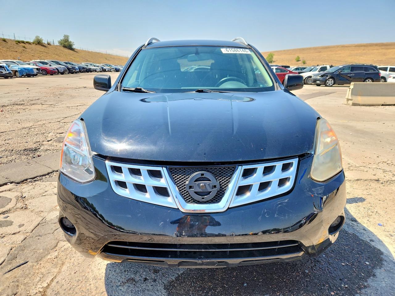 2013 Nissan Rogue S Черный vin: JN8AS5MV5DW606175