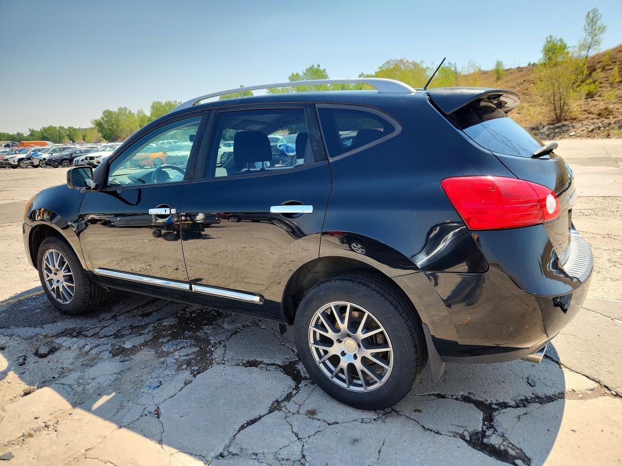 2013 Nissan Rogue S Черный vin: JN8AS5MV5DW606175