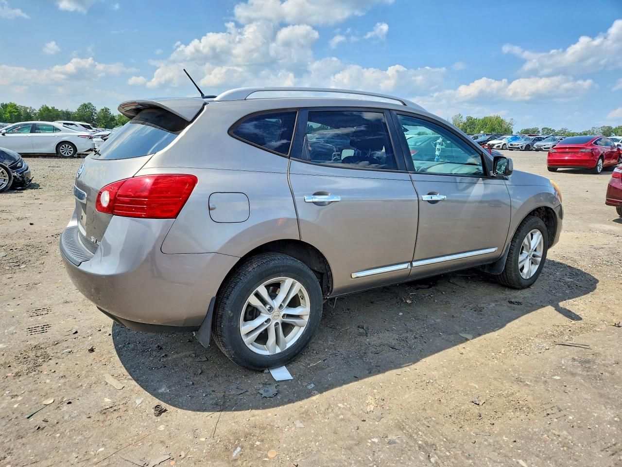 2013 Nissan Rogue S Gray vin: JN8AS5MV5DW607505
