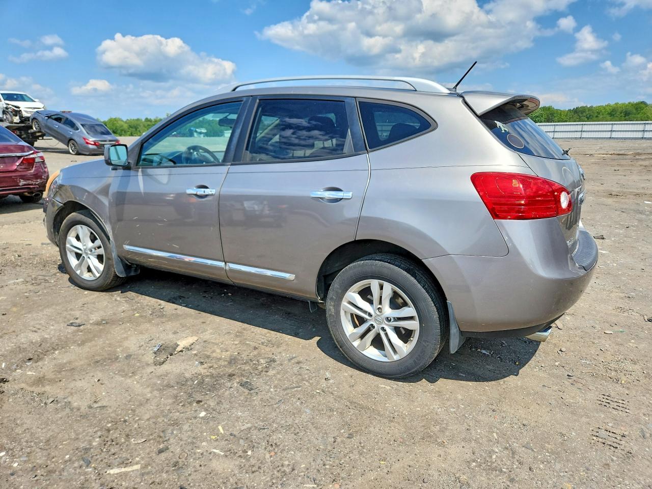 2013 Nissan Rogue S Gray vin: JN8AS5MV5DW607505