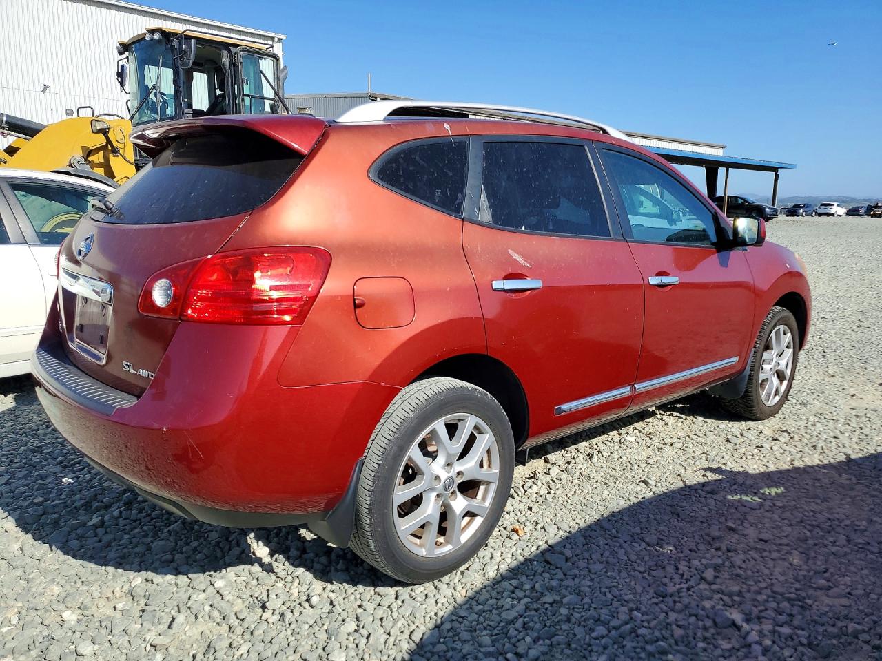 2013 Nissan Rogue S Красный vin: JN8AS5MV5DW611747