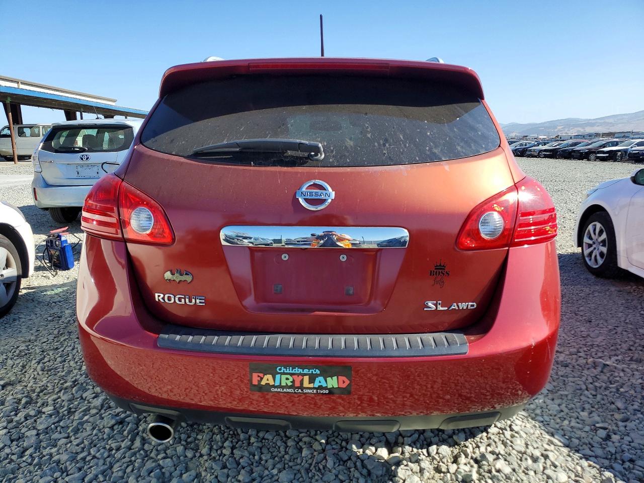 2013 Nissan Rogue S Красный vin: JN8AS5MV5DW611747