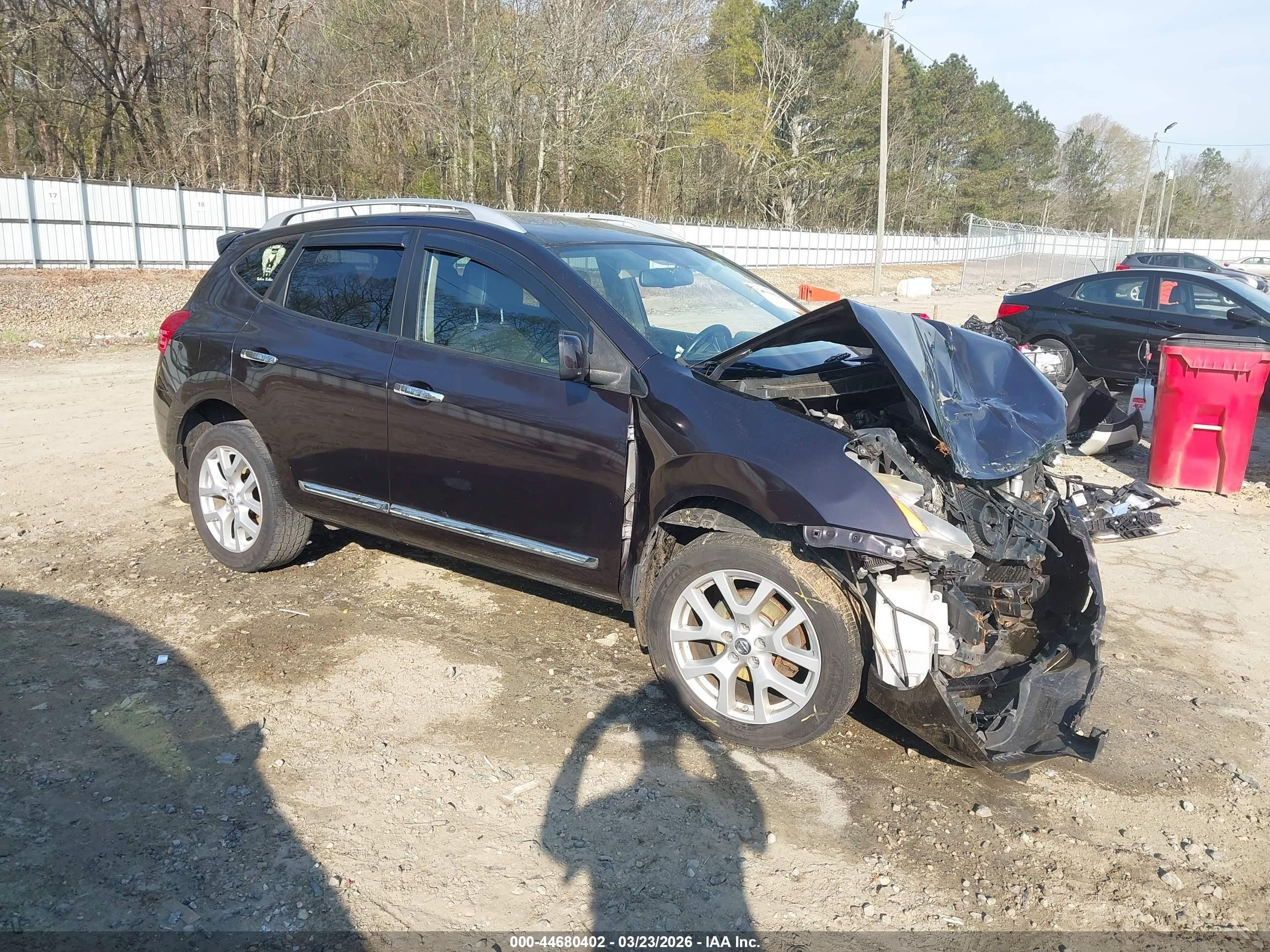 2013 Nissan Rogue Sv W/sl Pkg Серый vin: JN8AS5MV5DW614177