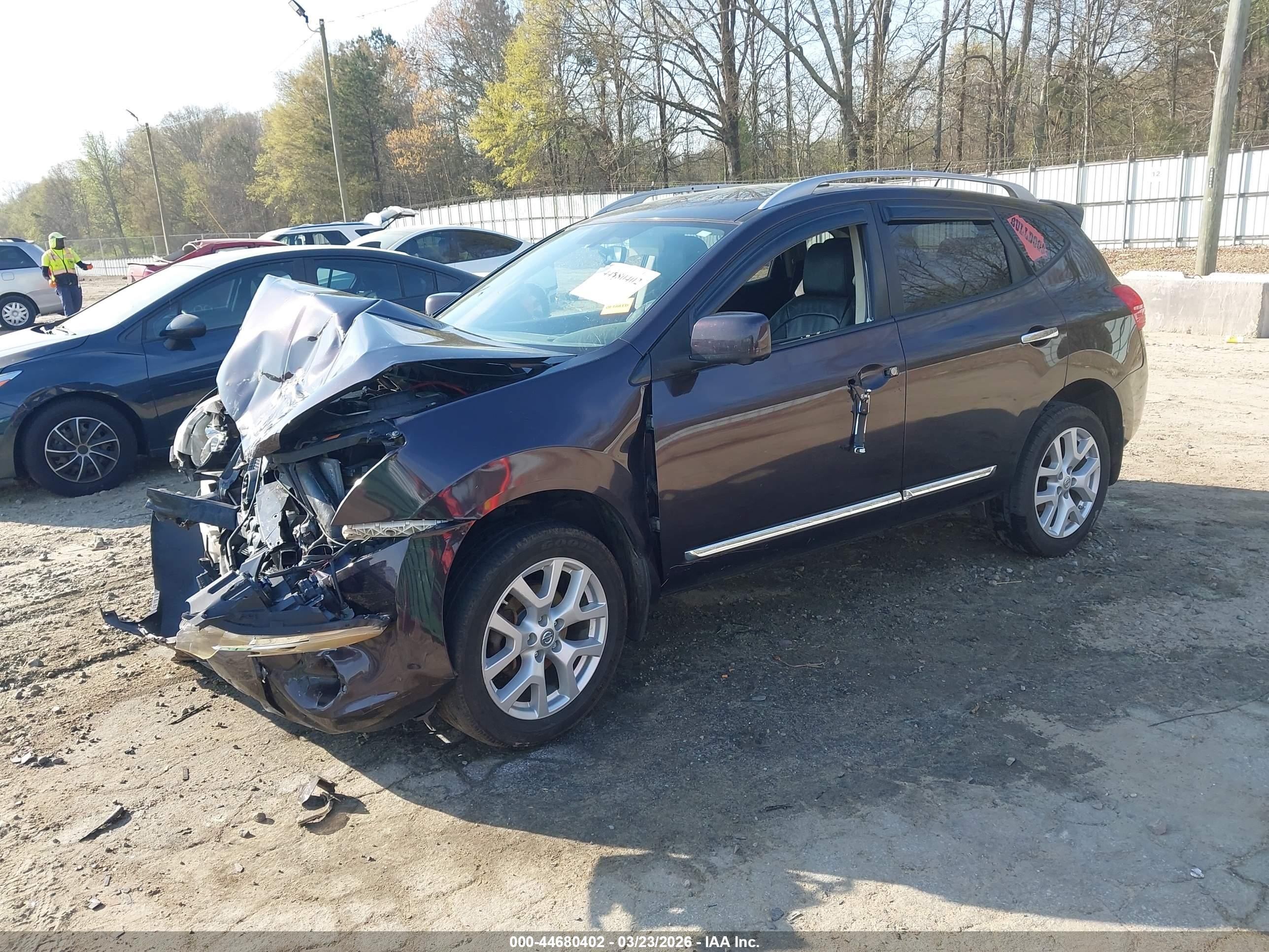 2013 Nissan Rogue Sv W/sl Pkg Gray vin: JN8AS5MV5DW614177
