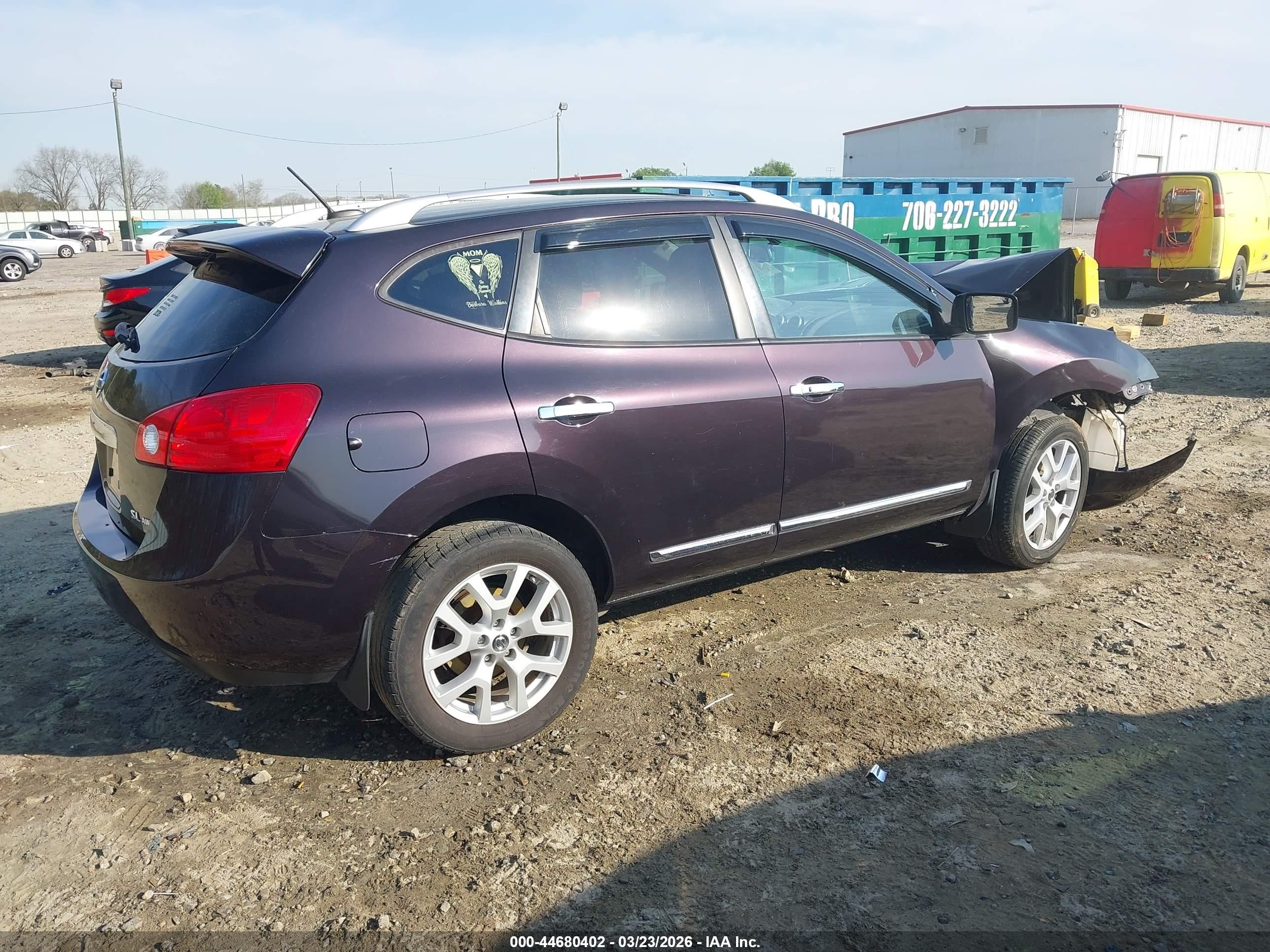 2013 Nissan Rogue Sv W/sl Pkg Gray vin: JN8AS5MV5DW614177