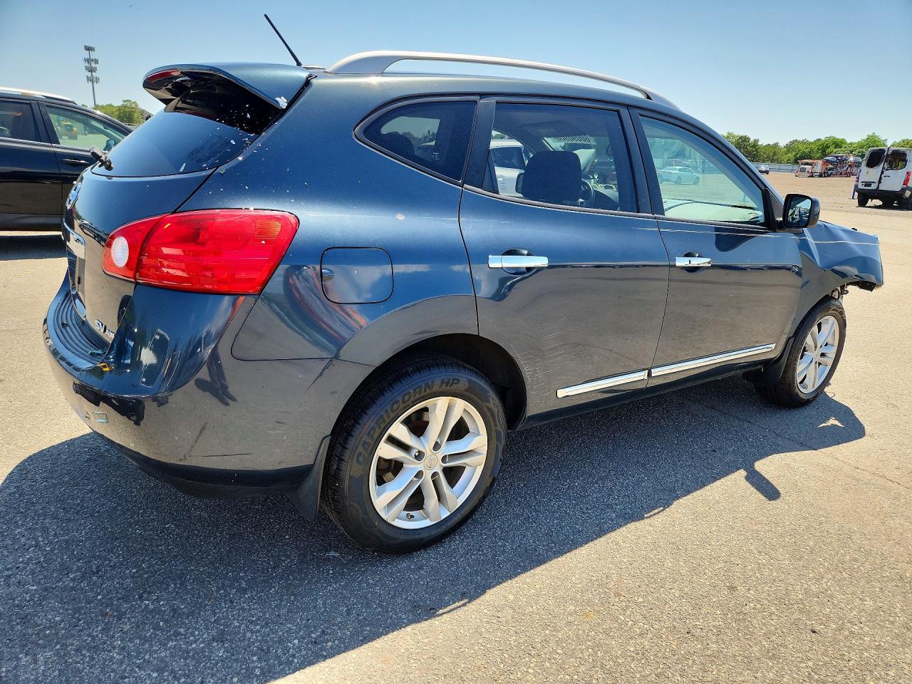 2013 Nissan Rogue S Синий vin: JN8AS5MV5DW616107