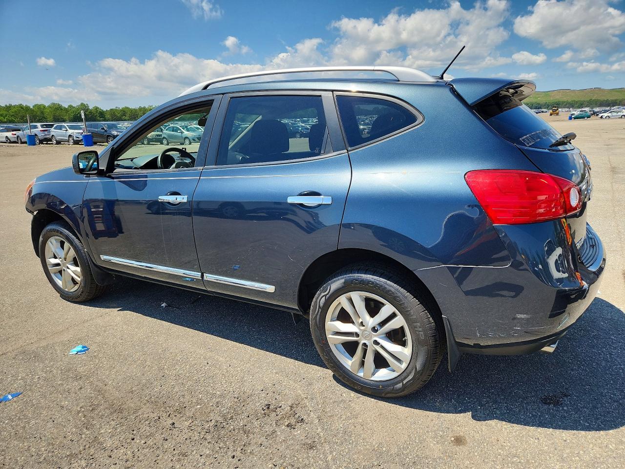 2013 Nissan Rogue S Синий vin: JN8AS5MV5DW616107