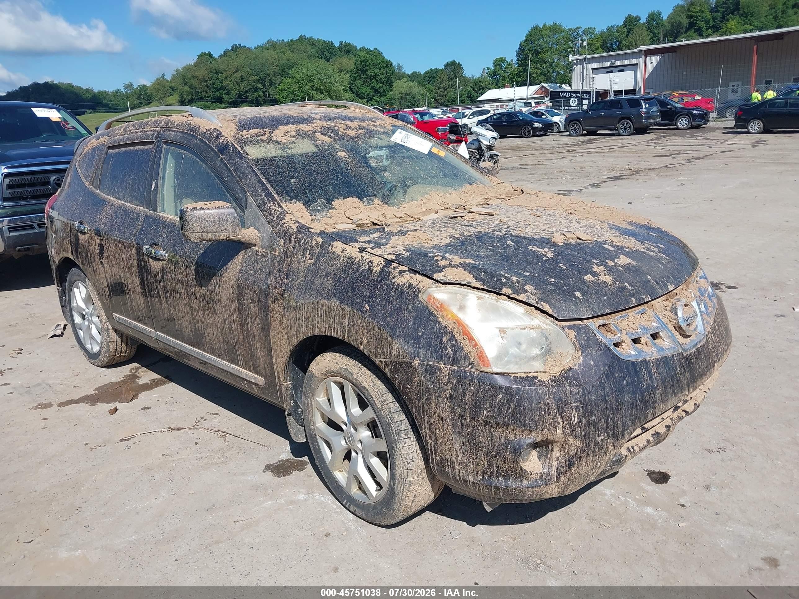 2013 Nissan Rogue Sv W/sl Pkg Purple vin: JN8AS5MV5DW627365