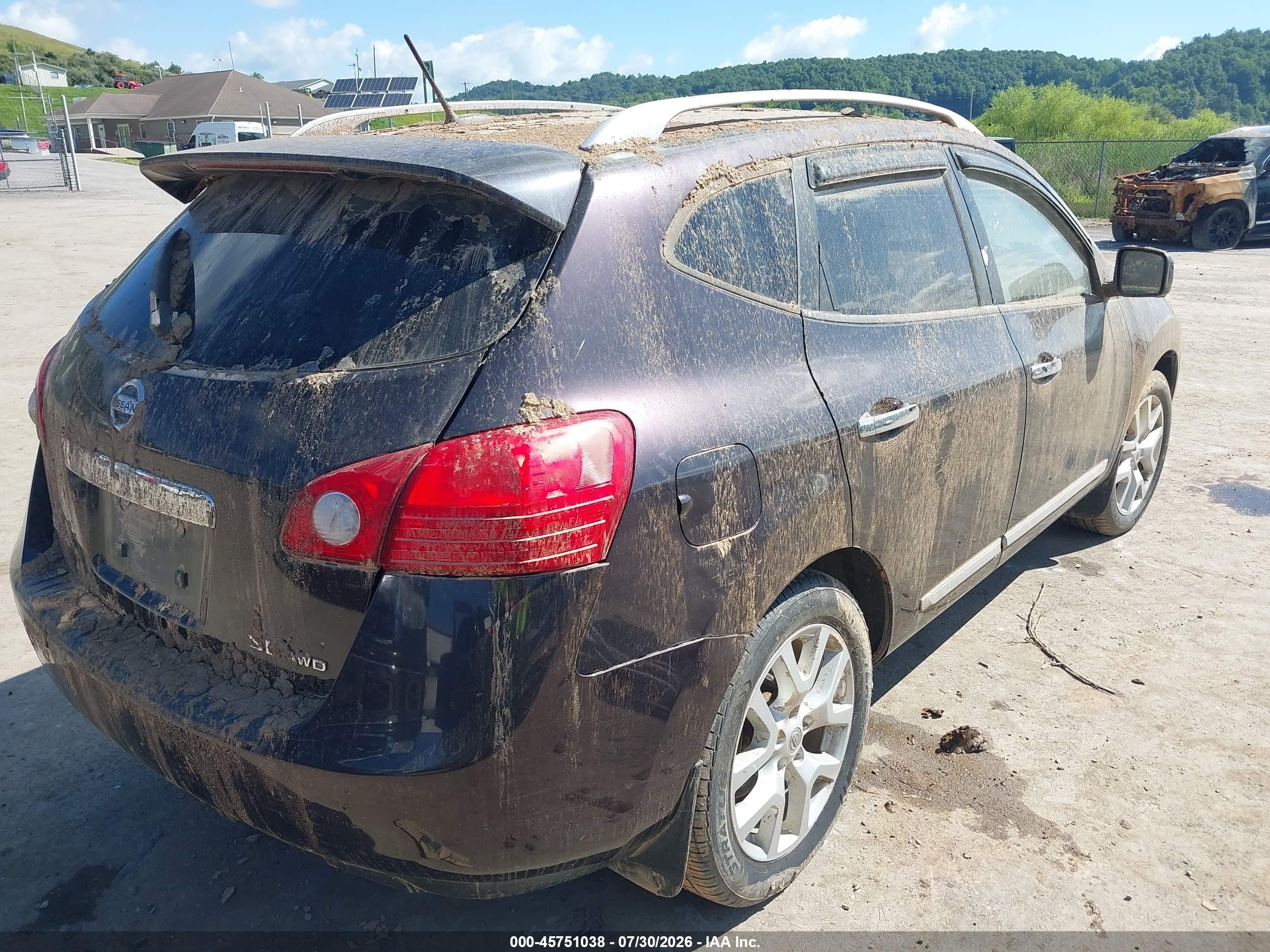 2013 Nissan Rogue Sv W/sl Pkg Purple vin: JN8AS5MV5DW627365