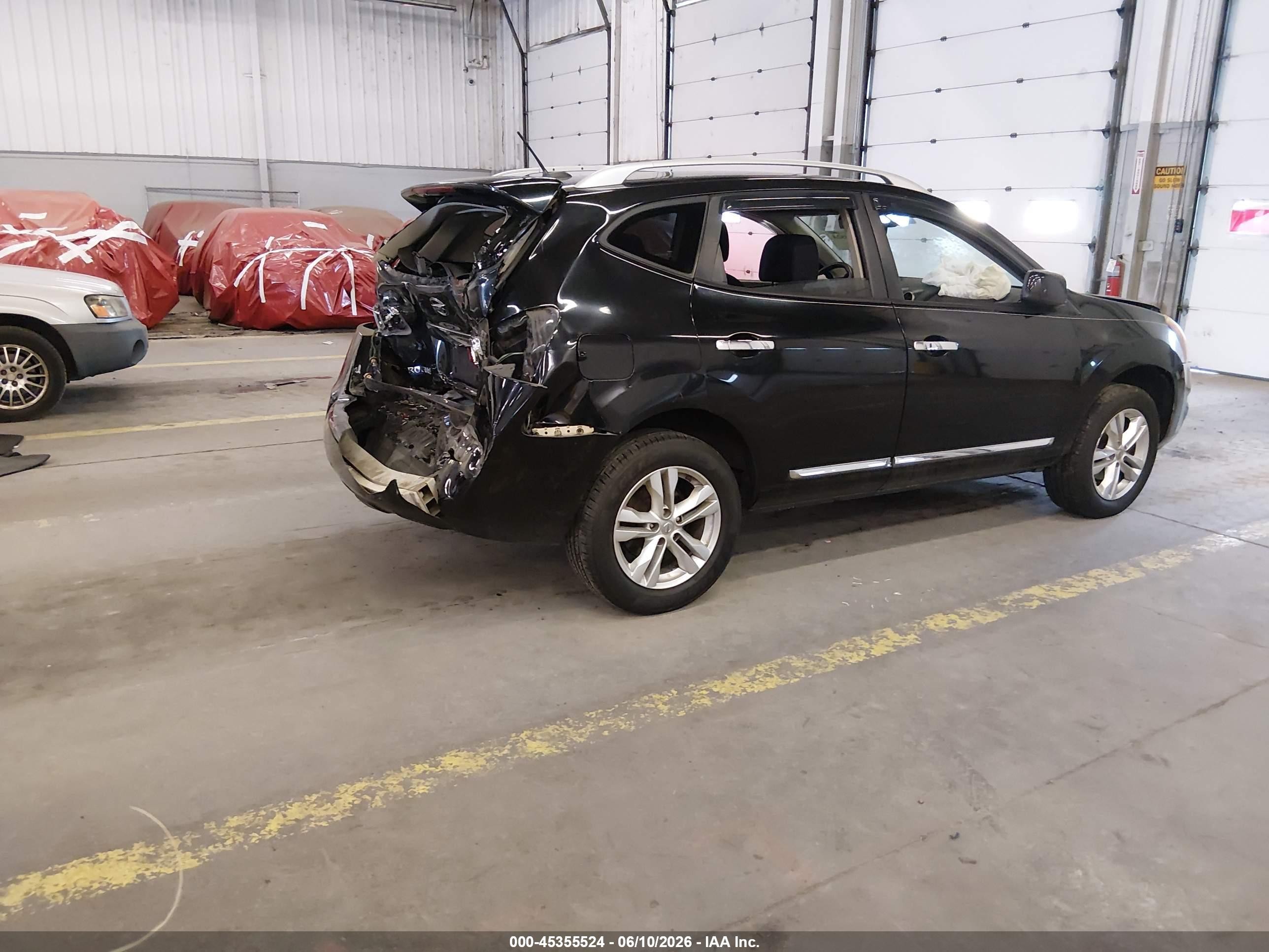 2013 Nissan Rogue Sv Black vin: JN8AS5MV5DW629097