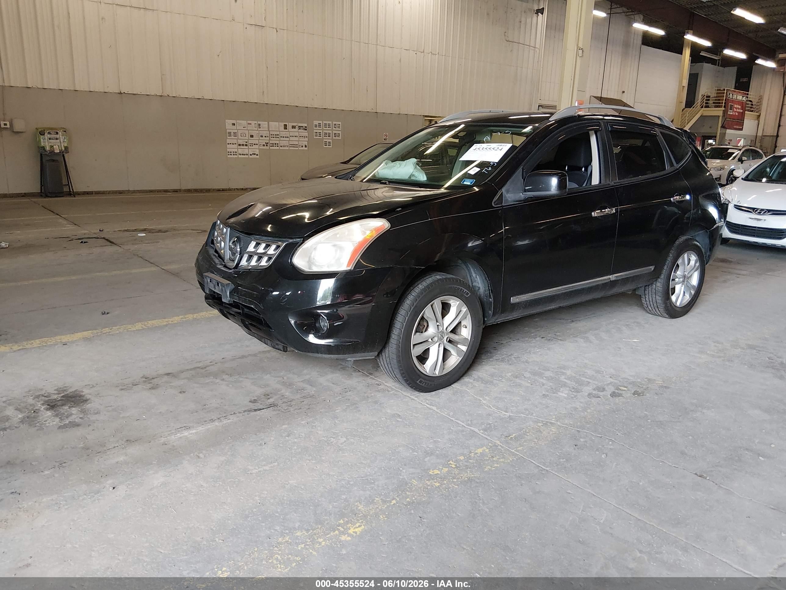 2013 Nissan Rogue Sv Black vin: JN8AS5MV5DW629097