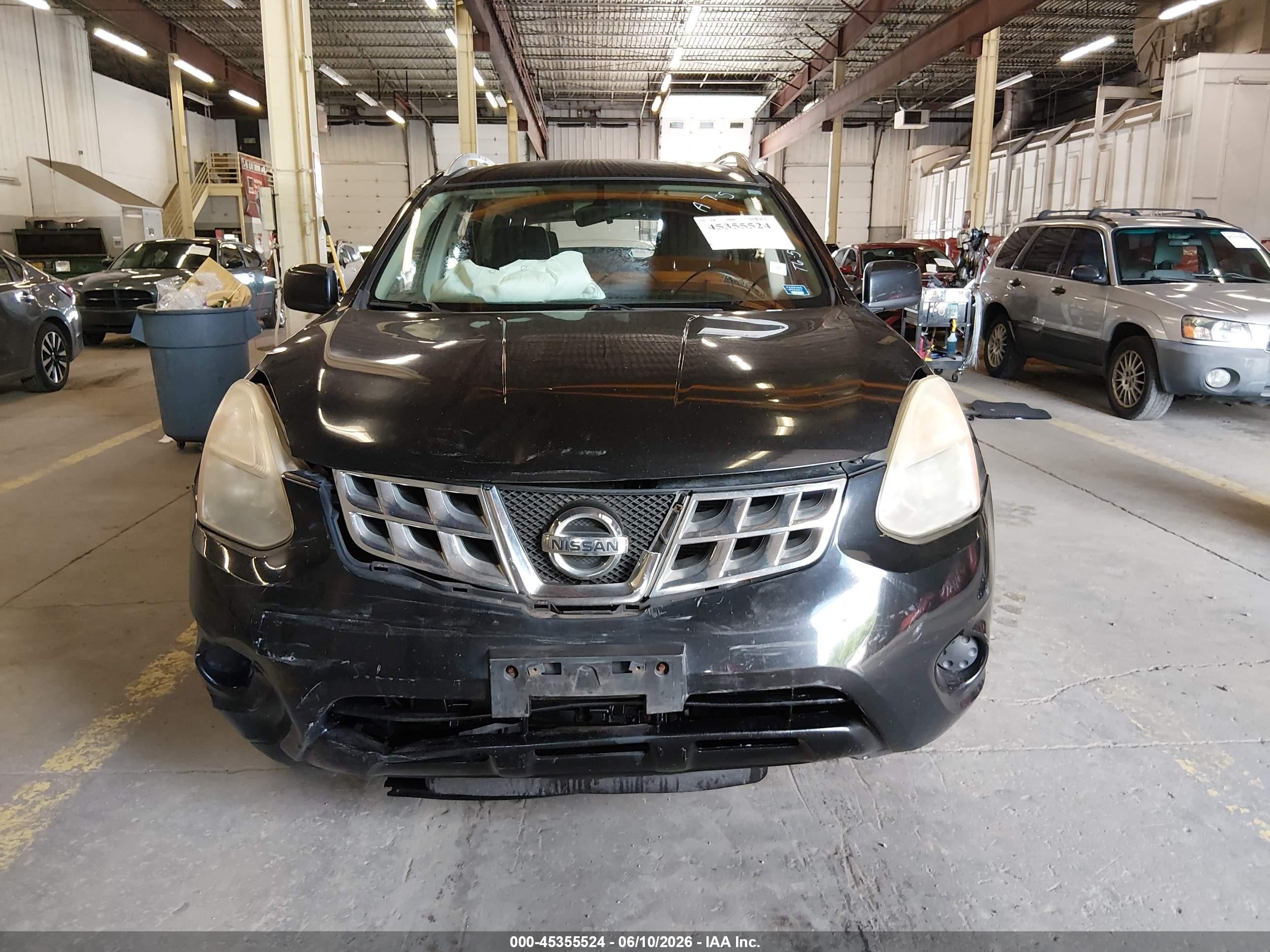 2013 Nissan Rogue Sv Black vin: JN8AS5MV5DW629097