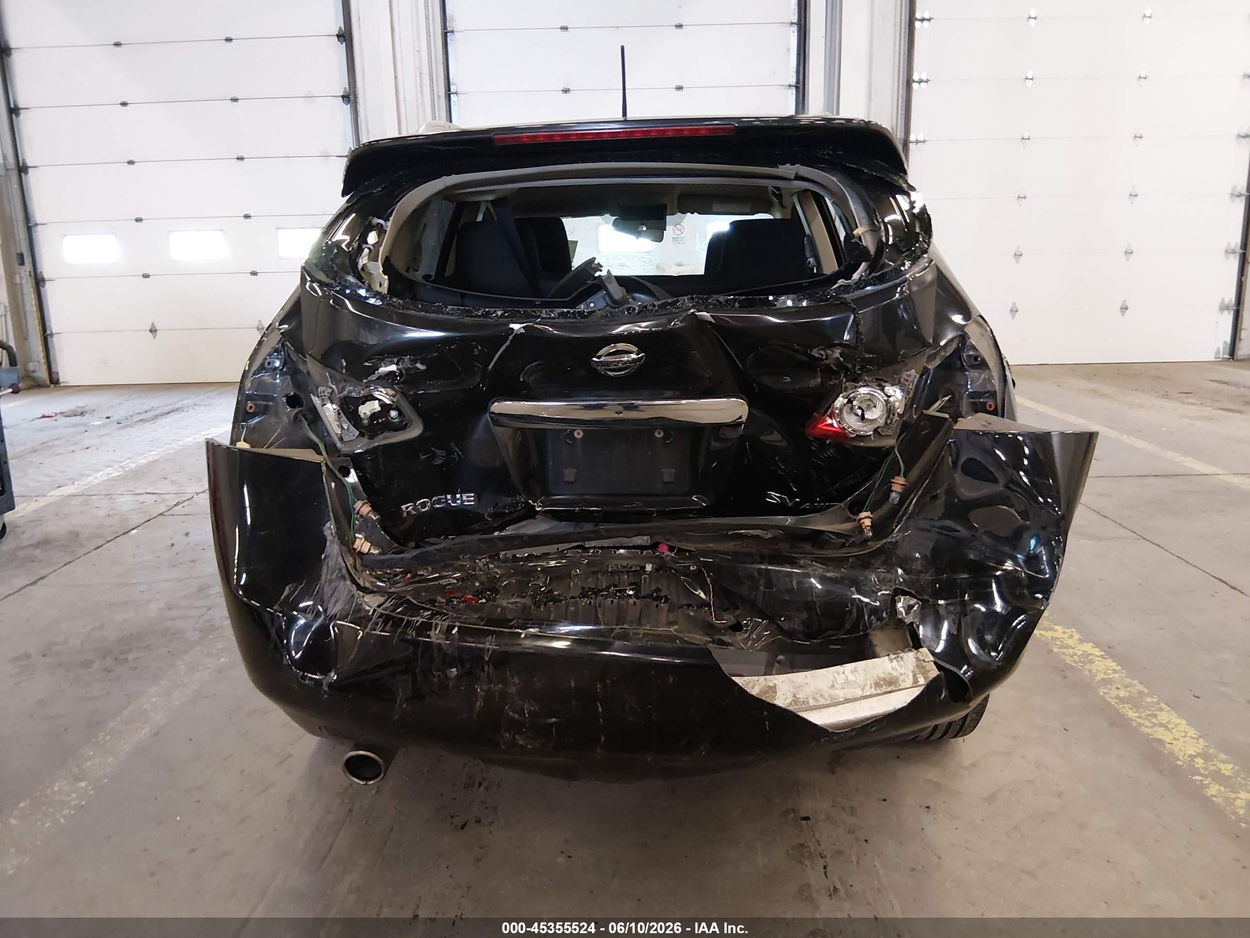 2013 Nissan Rogue Sv Black vin: JN8AS5MV5DW629097