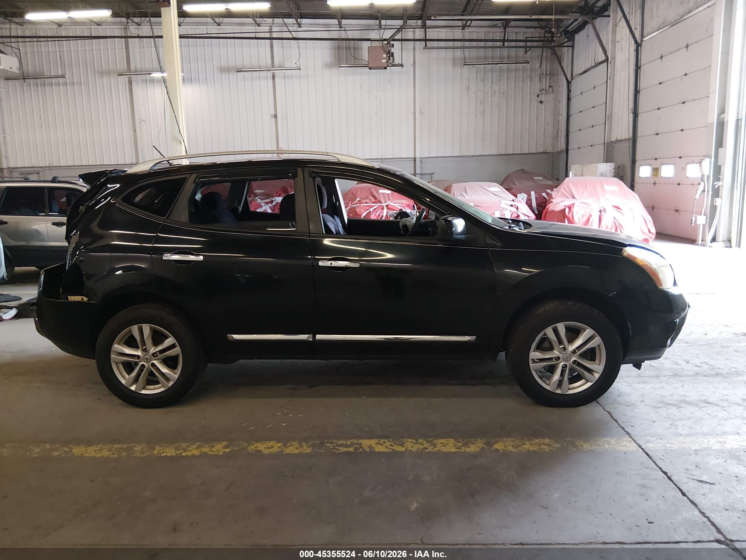 2013 Nissan Rogue Sv Black vin: JN8AS5MV5DW629097
