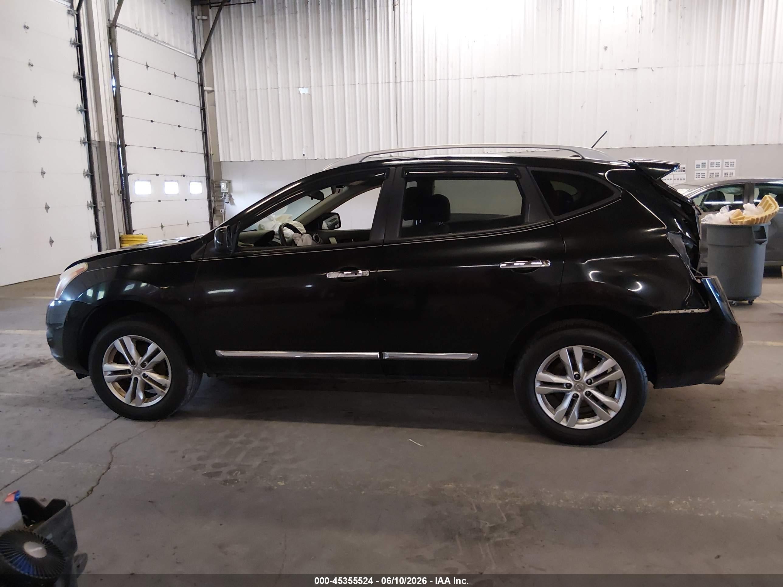 2013 Nissan Rogue Sv Black vin: JN8AS5MV5DW629097