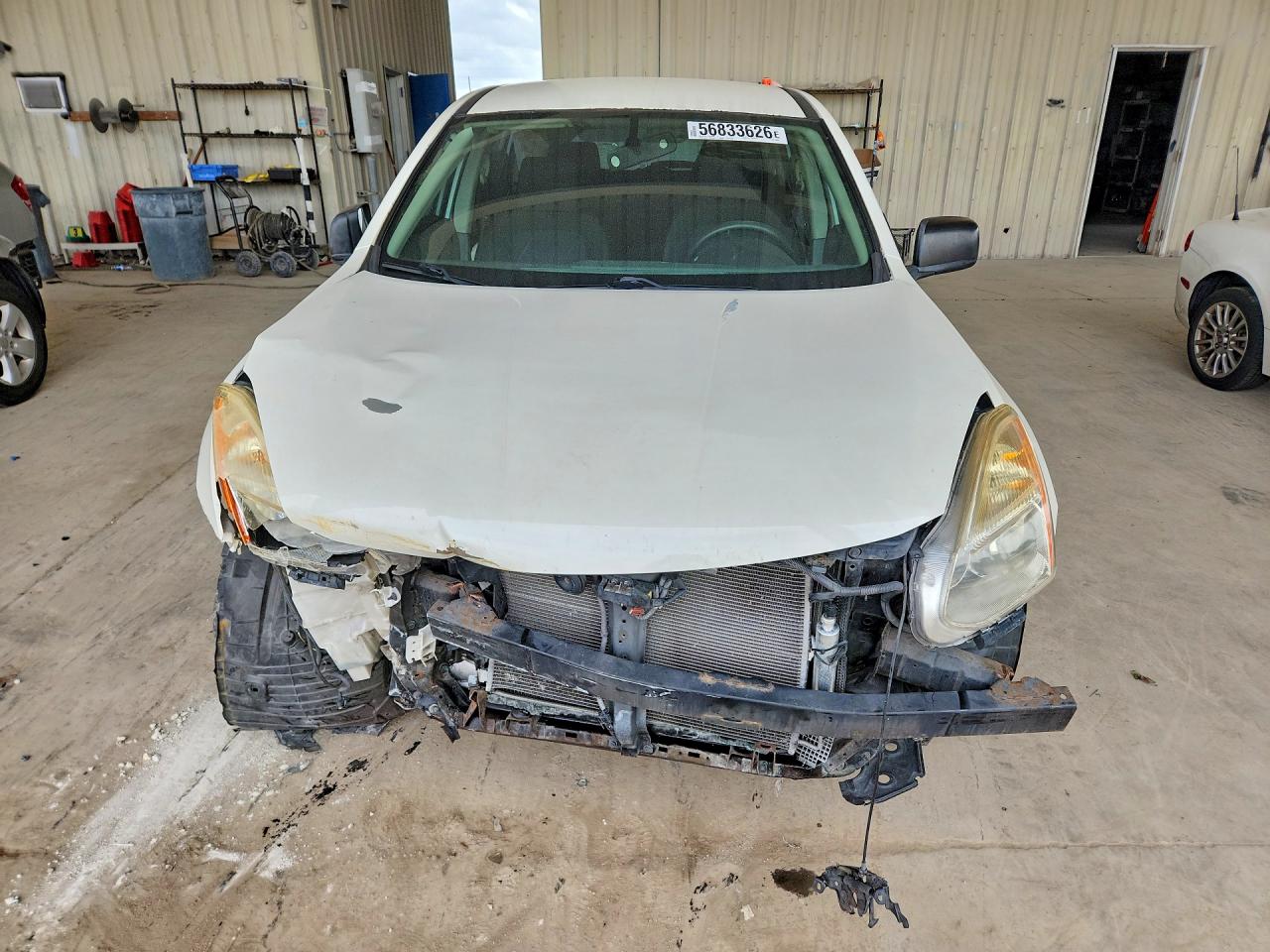 2013 Nissan Rogue S White vin: JN8AS5MV5DW632579