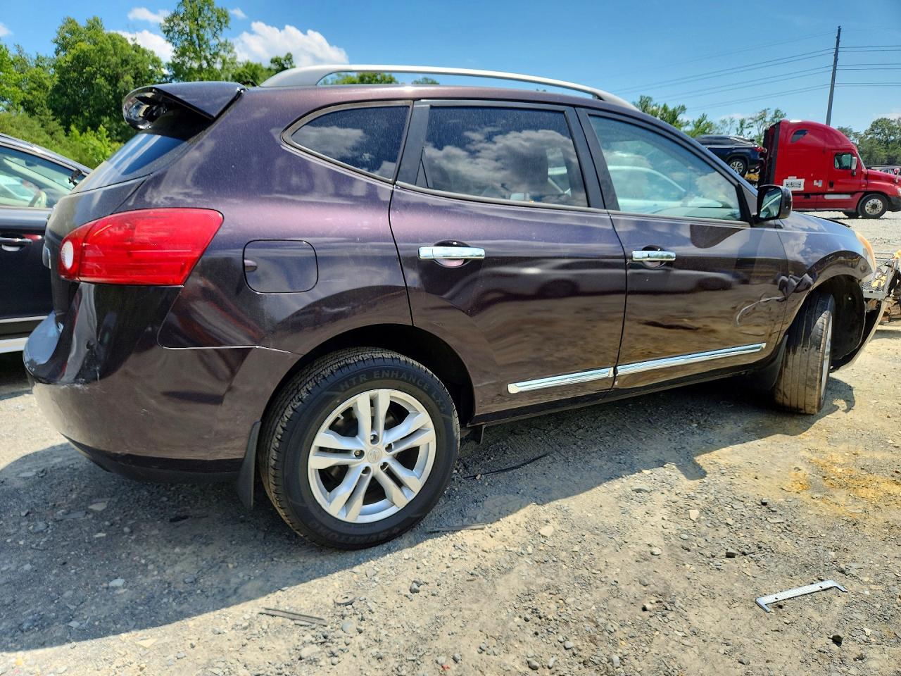 2013 Nissan Rogue S Black vin: JN8AS5MV5DW635790