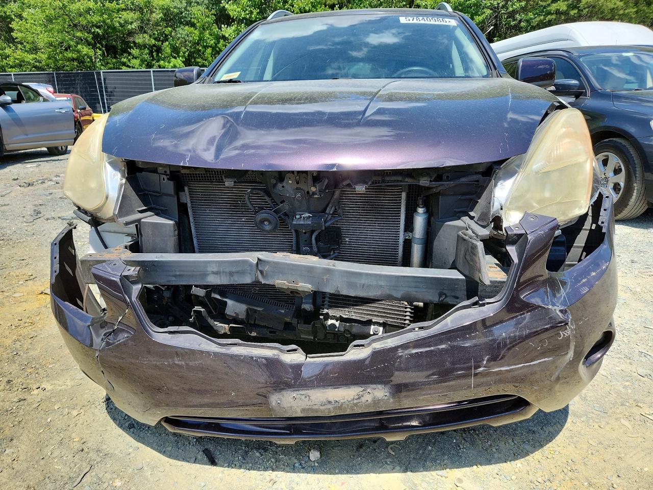 2013 Nissan Rogue S Black vin: JN8AS5MV5DW635790