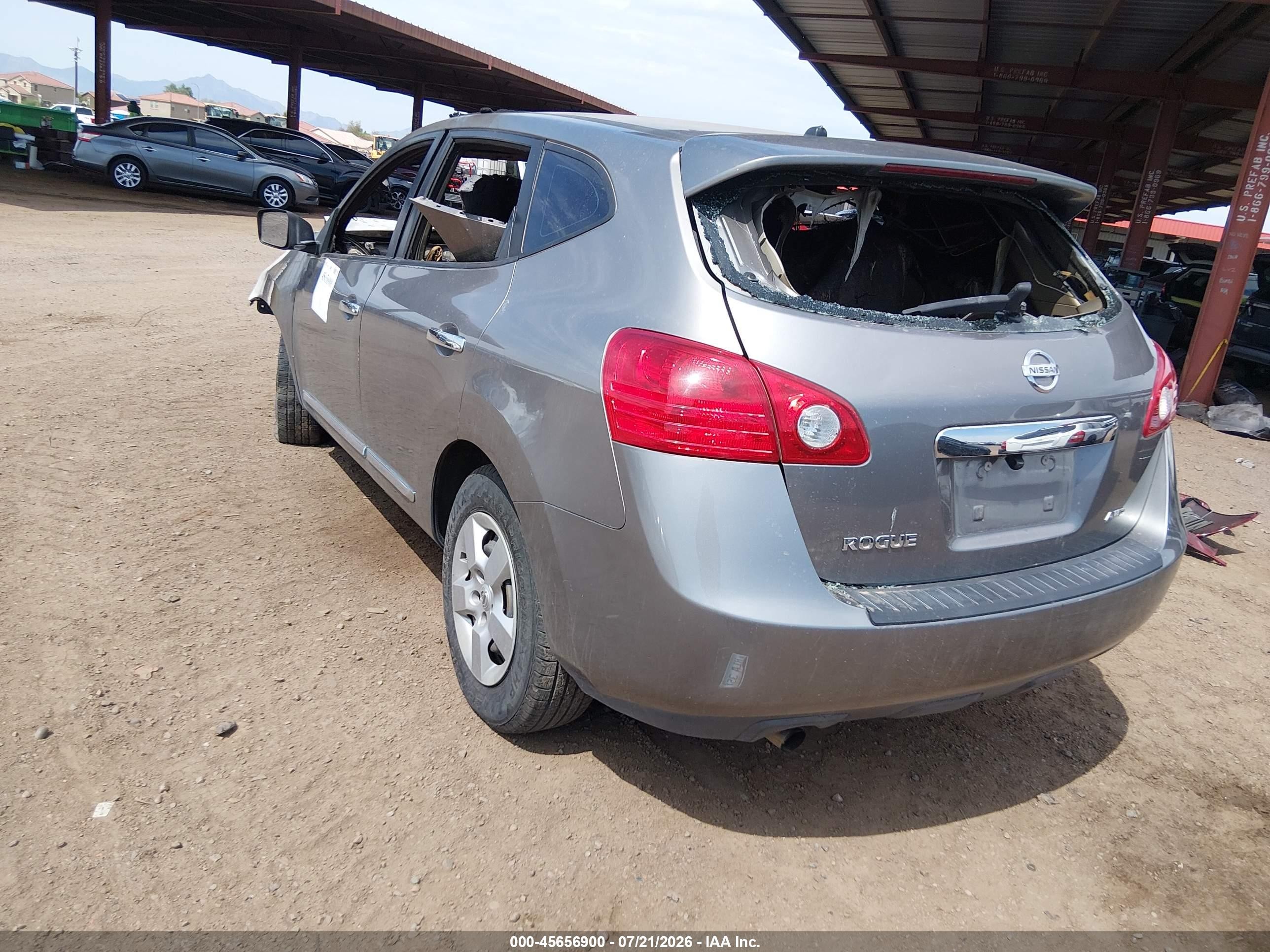 2013 Nissan Rogue S Gray vin: JN8AS5MV5DW640858