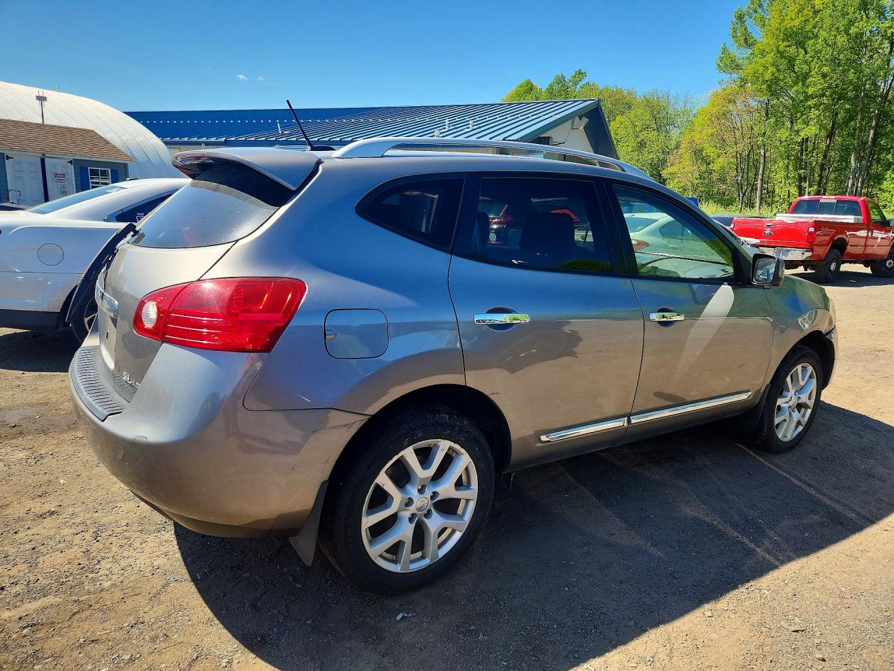 2013 Nissan Rogue S Gray vin: JN8AS5MV5DW647616