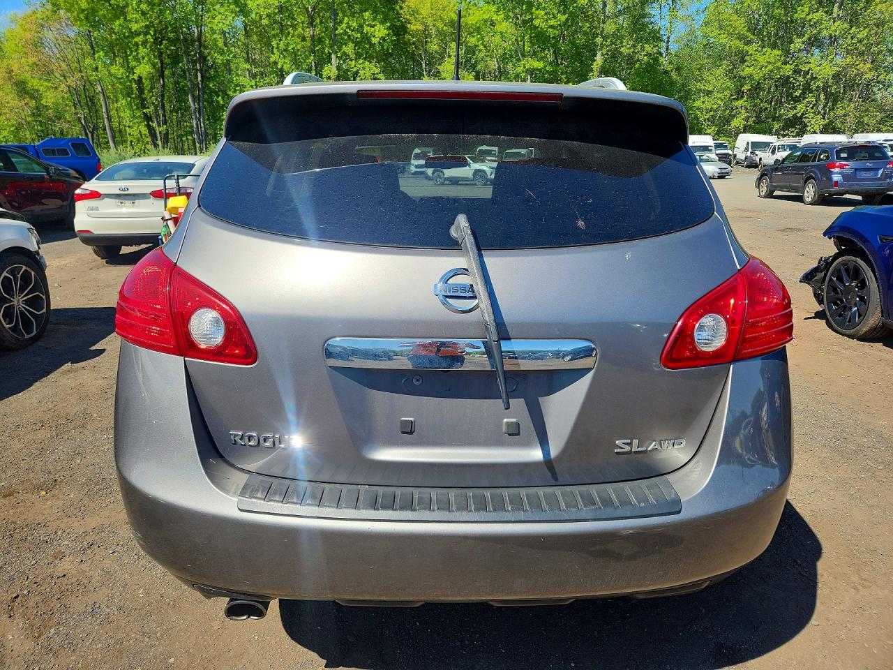 2013 Nissan Rogue S Gray vin: JN8AS5MV5DW647616