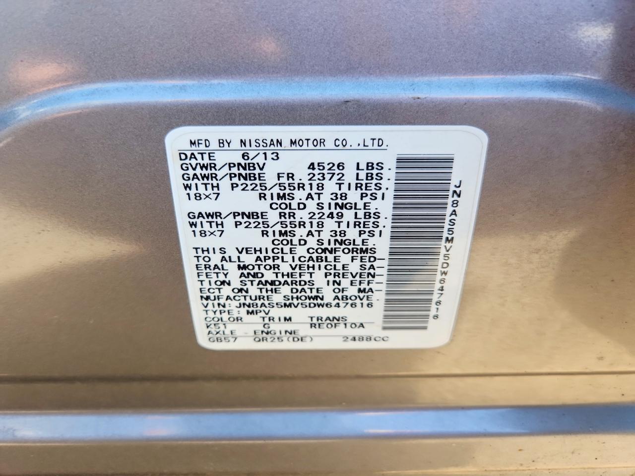 2013 Nissan Rogue S Gray vin: JN8AS5MV5DW647616