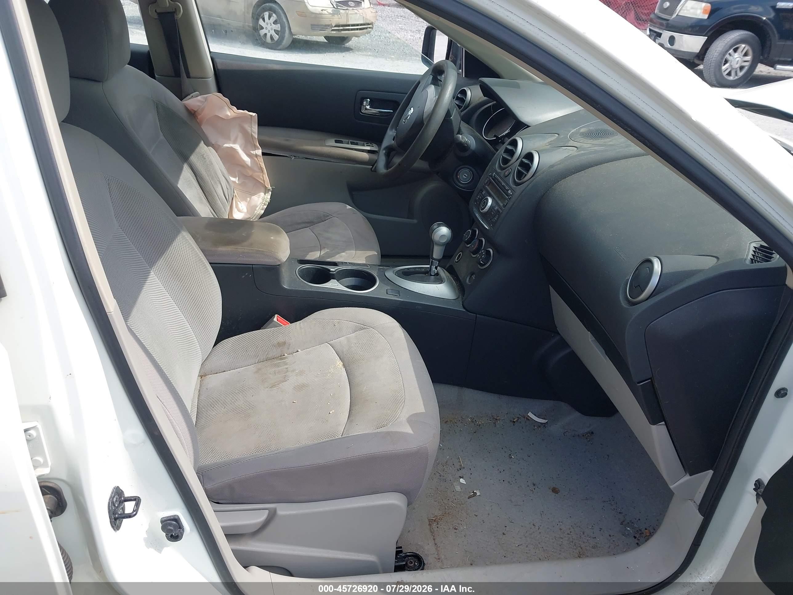 2013 Nissan Rogue S Белый vin: JN8AS5MV5DW649415