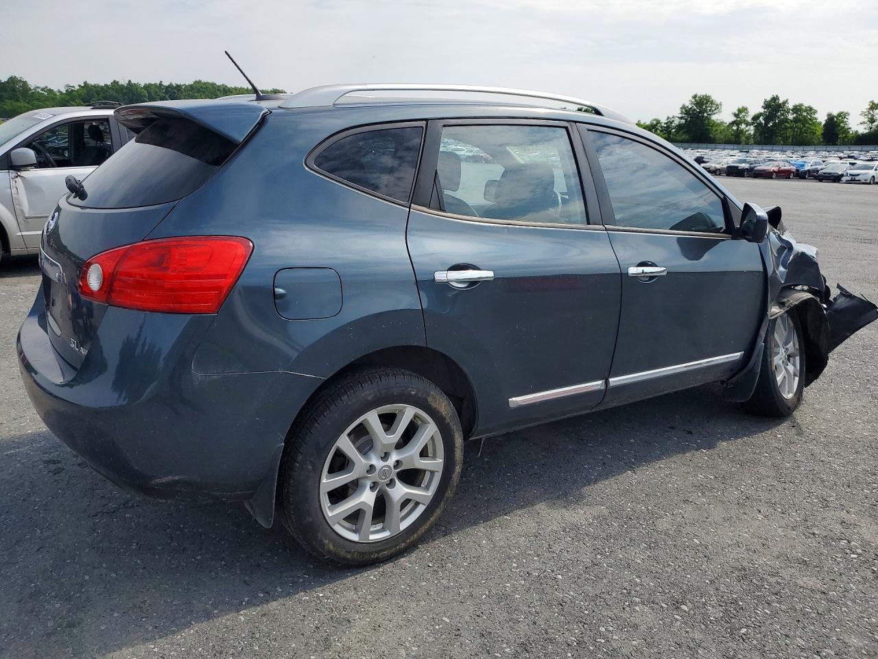 2013 Nissan Rogue S Blue vin: JN8AS5MV5DW657983