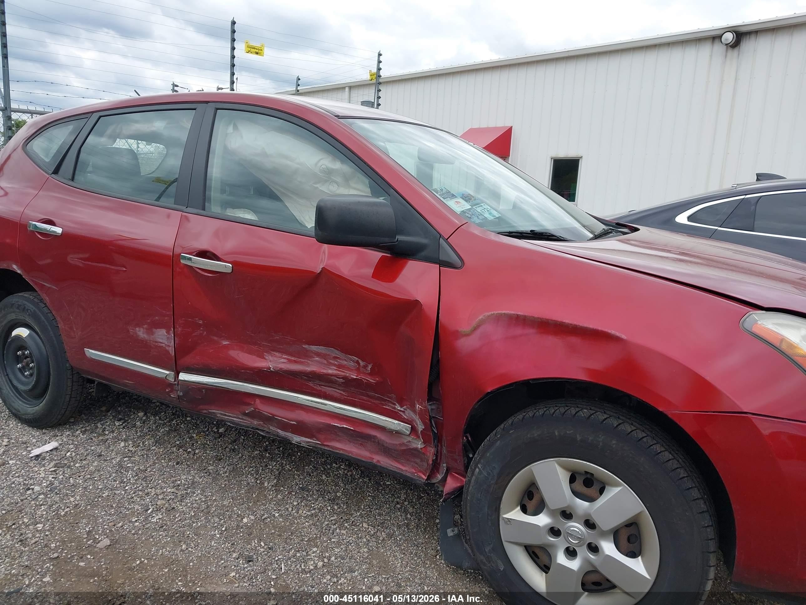 2014 Nissan Rogue Select S Red vin: JN8AS5MV5EW700588