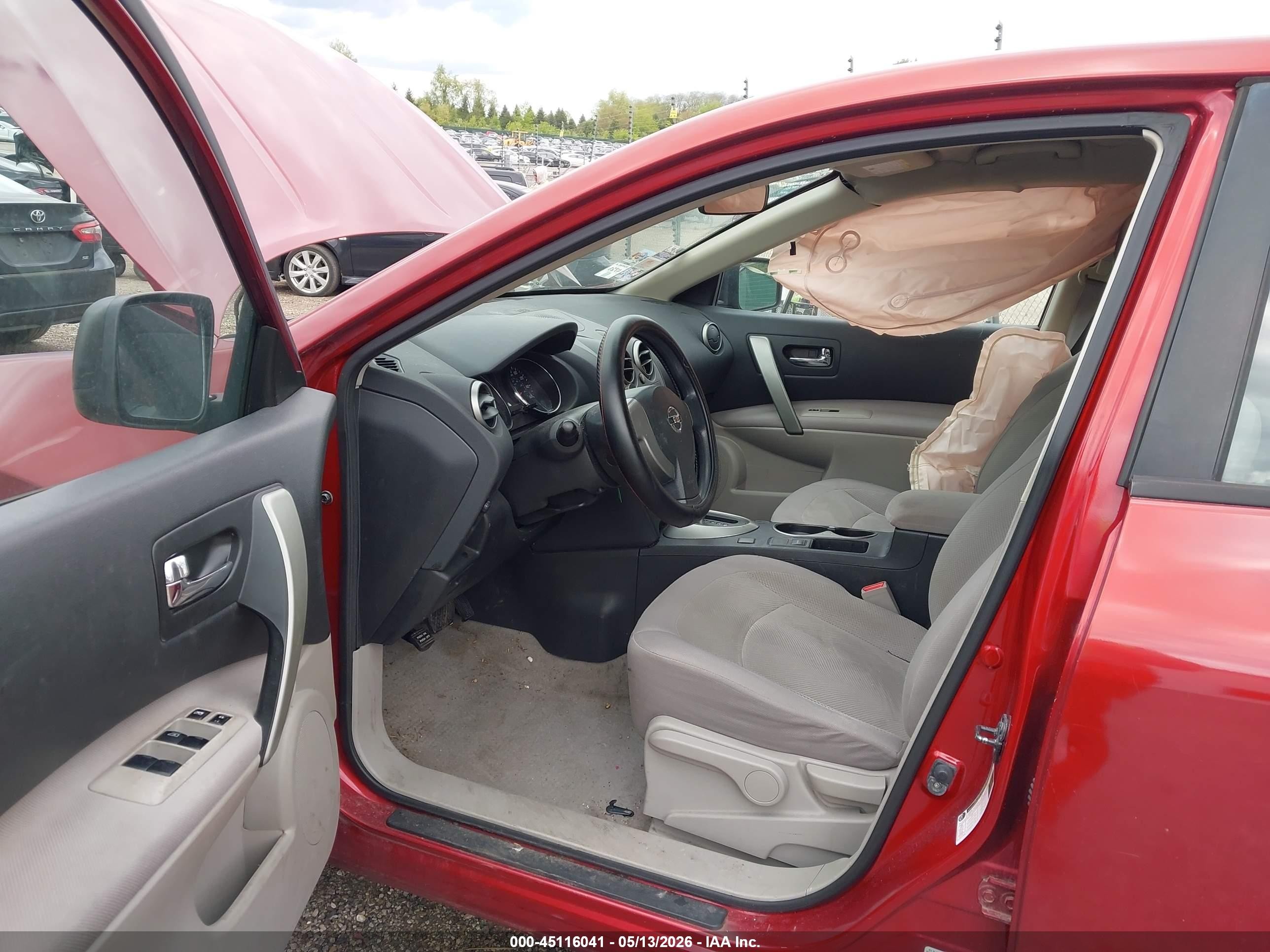 2014 Nissan Rogue Select S Red vin: JN8AS5MV5EW700588