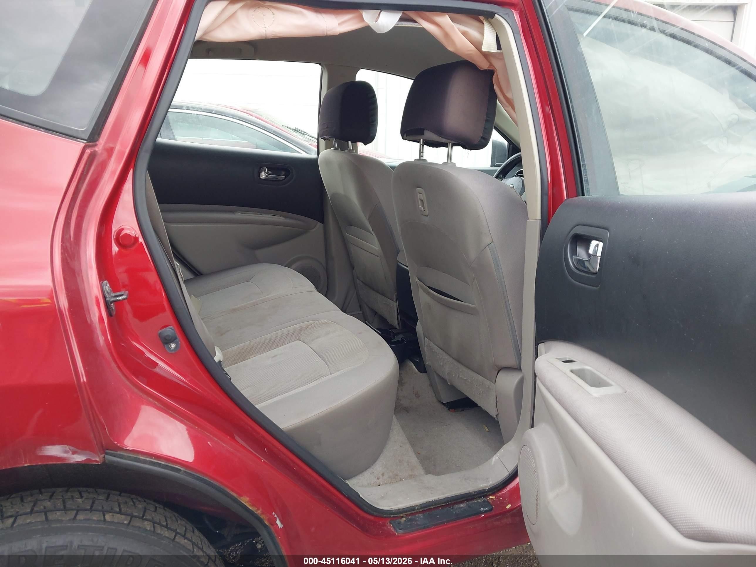 2014 Nissan Rogue Select S Red vin: JN8AS5MV5EW700588