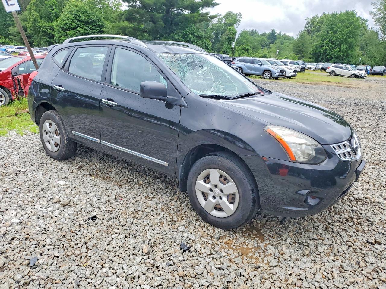 2014 Nissan Rogue Select S Black vin: JN8AS5MV5EW704897