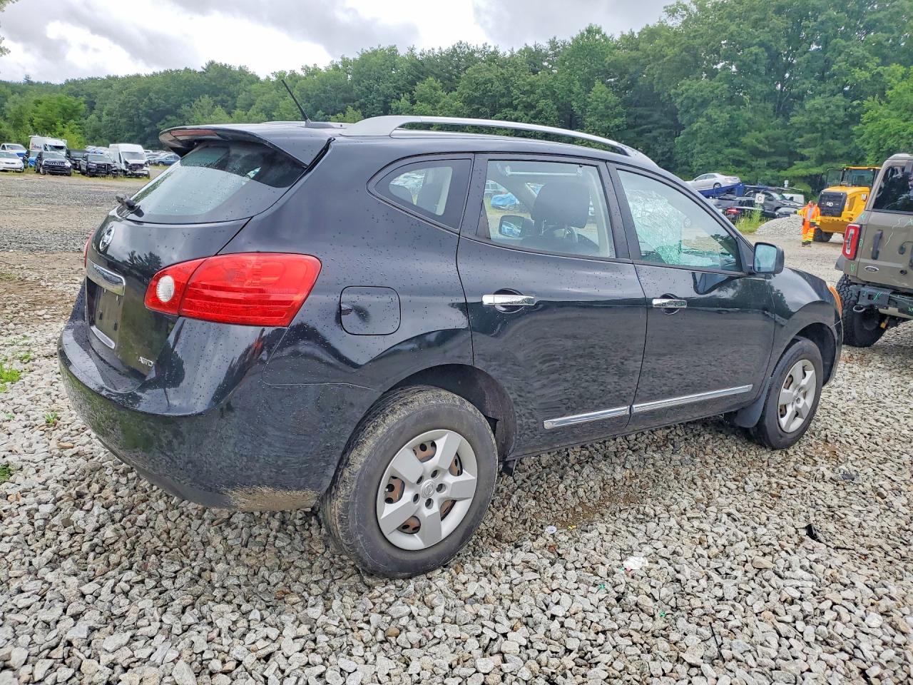 2014 Nissan Rogue Select S Black vin: JN8AS5MV5EW704897