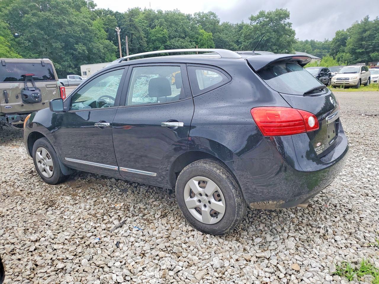 2014 Nissan Rogue Select S Black vin: JN8AS5MV5EW704897